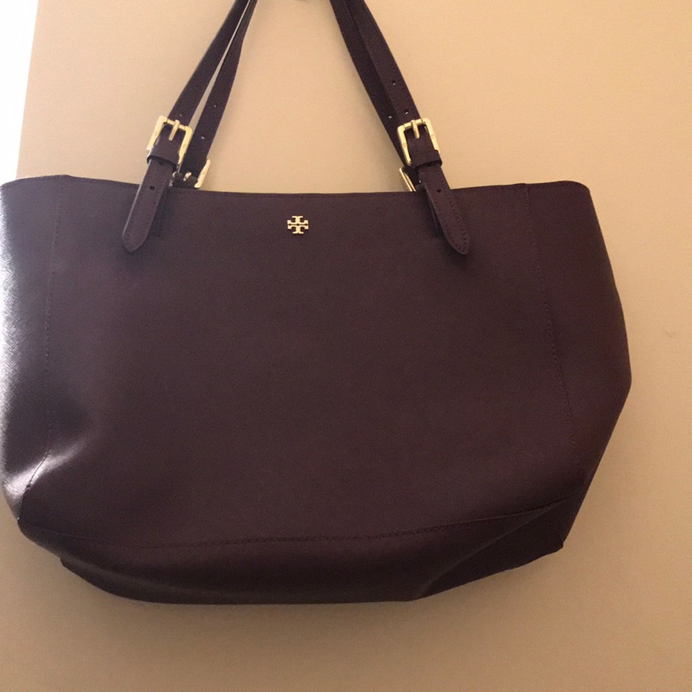 Tory Burch Purple Tote Bag